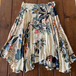 Angie Floral A Symmetrical Skirt